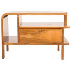 1930s Czech Modern Bedside Table