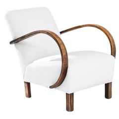 1930s Czech Wooden Armchair by J. Halabala