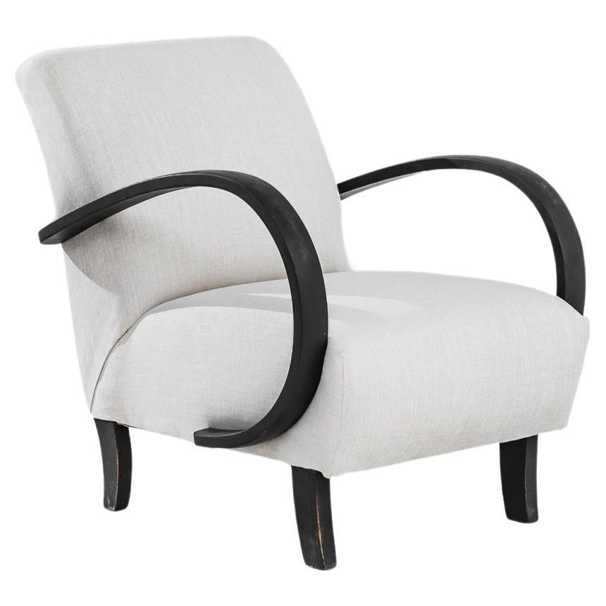 1930s Czech Wooden Armchair by J. Halabala