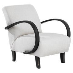 1930s Czech Wooden Armchair by J. Halabala