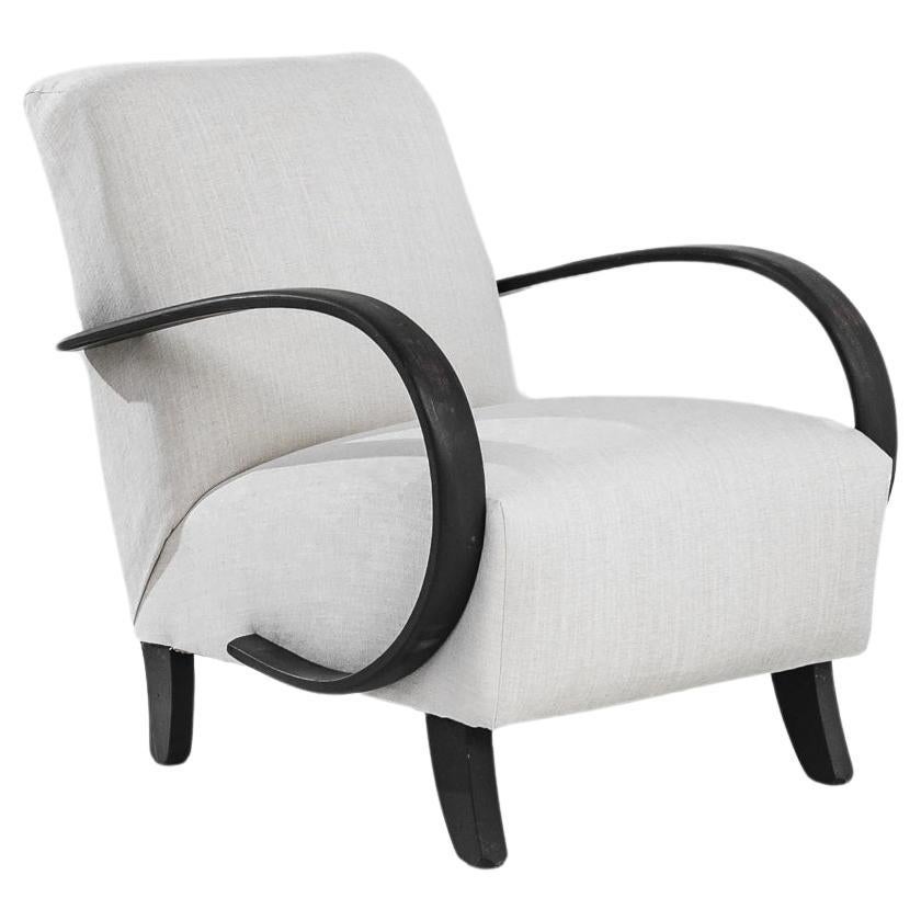 1930s Czech Wooden Armchair by J. Halabala