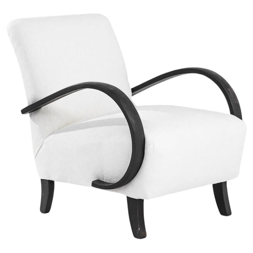 1930s Czech Wooden Armchair by J. Halabala