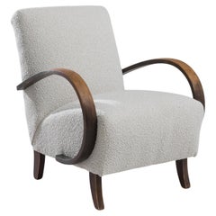 1930s Czech Wooden Armchair by J. Halabala