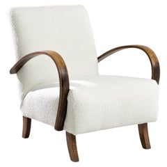 1930s Czech Wooden Armchair by J. Halabala