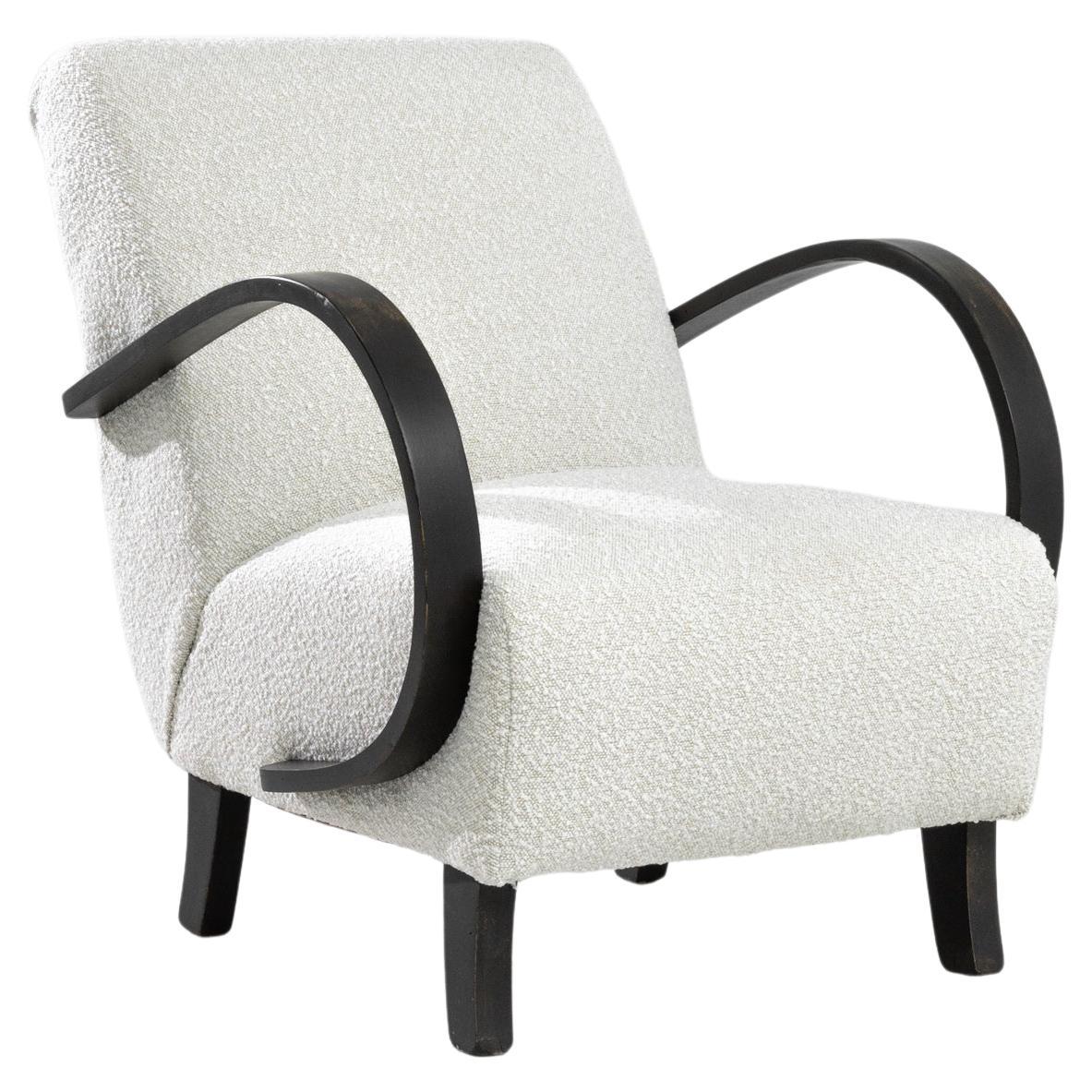1930s Czech Wooden Armchair by J. Halabala