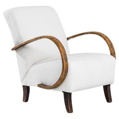 1930s Czech Wooden Armchair by J. Halabala