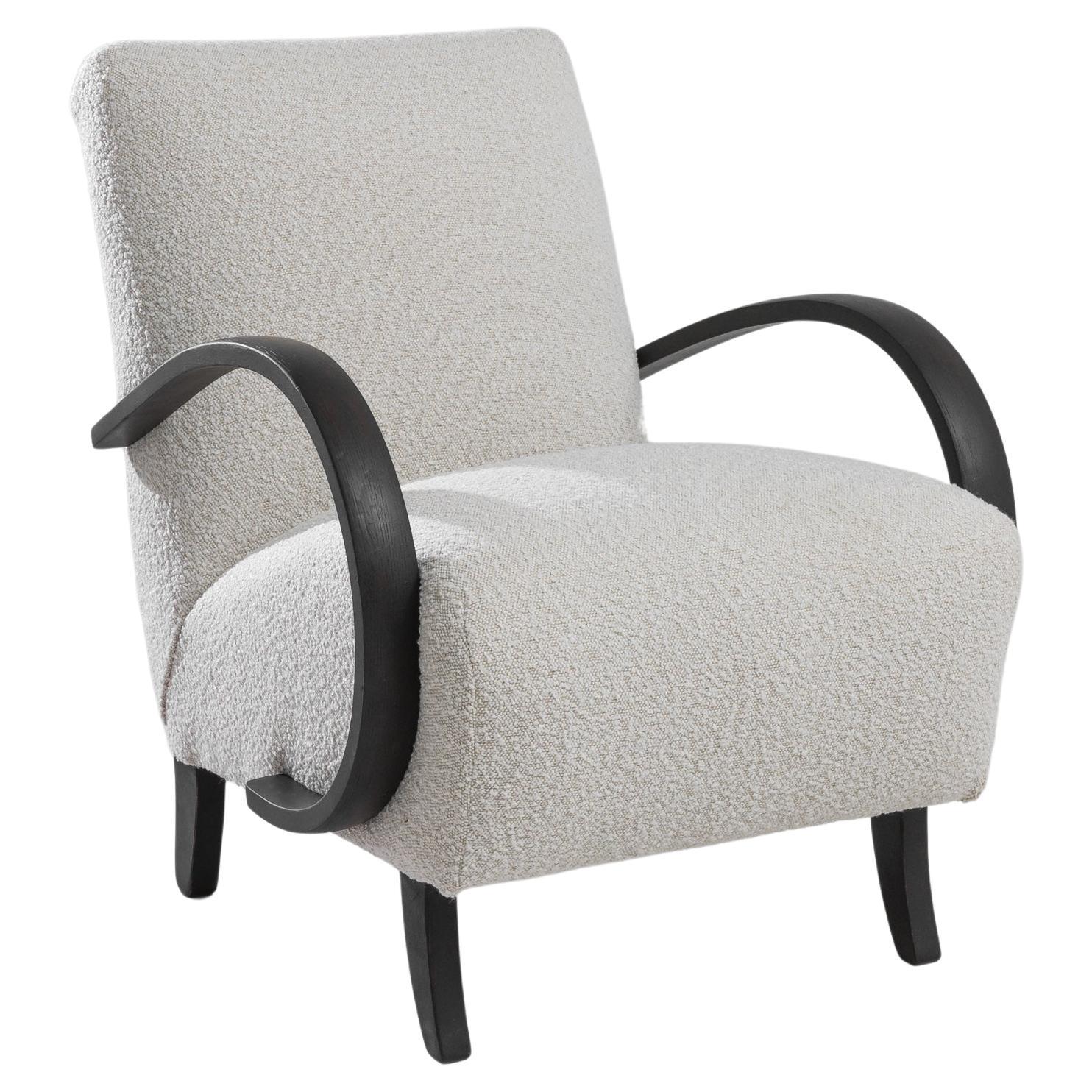 1930s Czech Wooden Armchair by J. Halabala