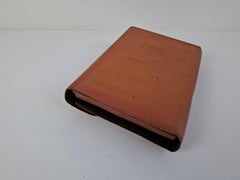 1930s Czechoslovak Art Deco Men’s Travel Shaving Kit in Leather Case