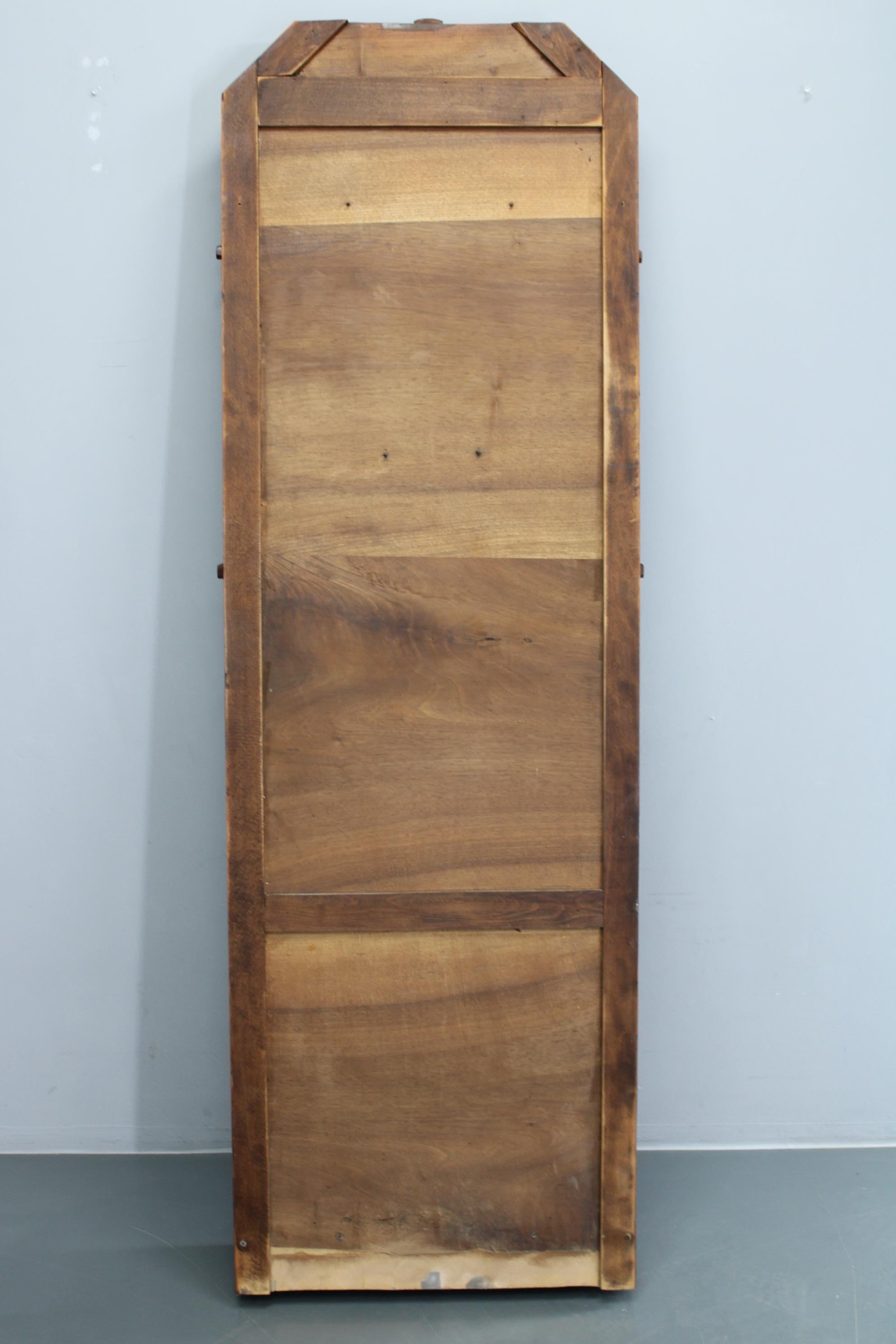 Porte-manteau en noyer avec miroir et porte-parapluie Art Deco Tchécoslovaque des années 1930 en vente 11