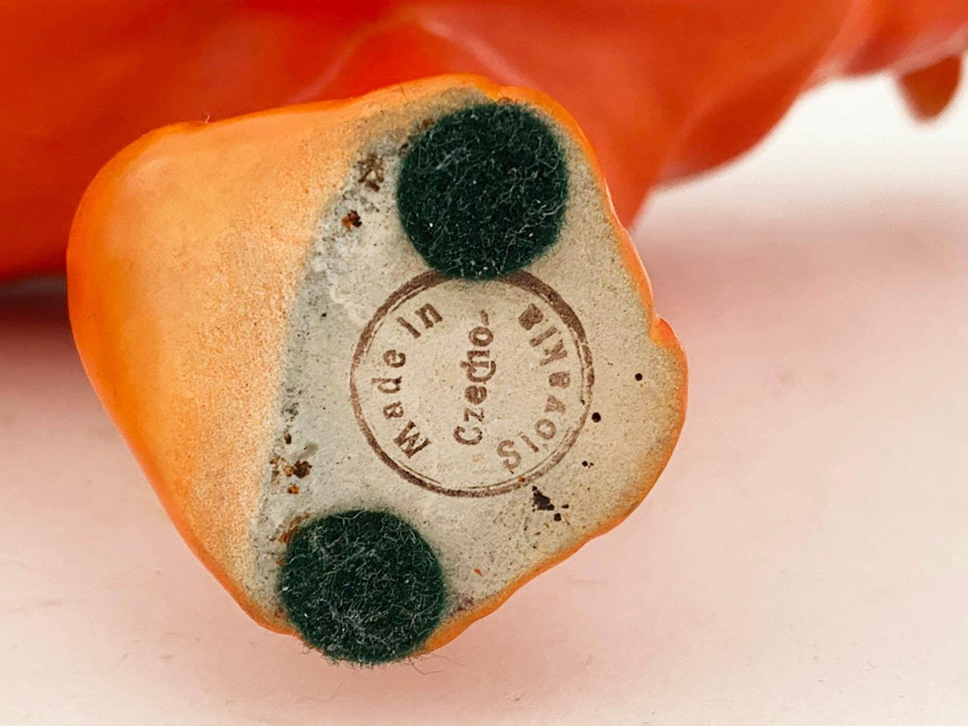 1930 Checoslovaquia Cerámica Naranja Rinoceronte en venta 7