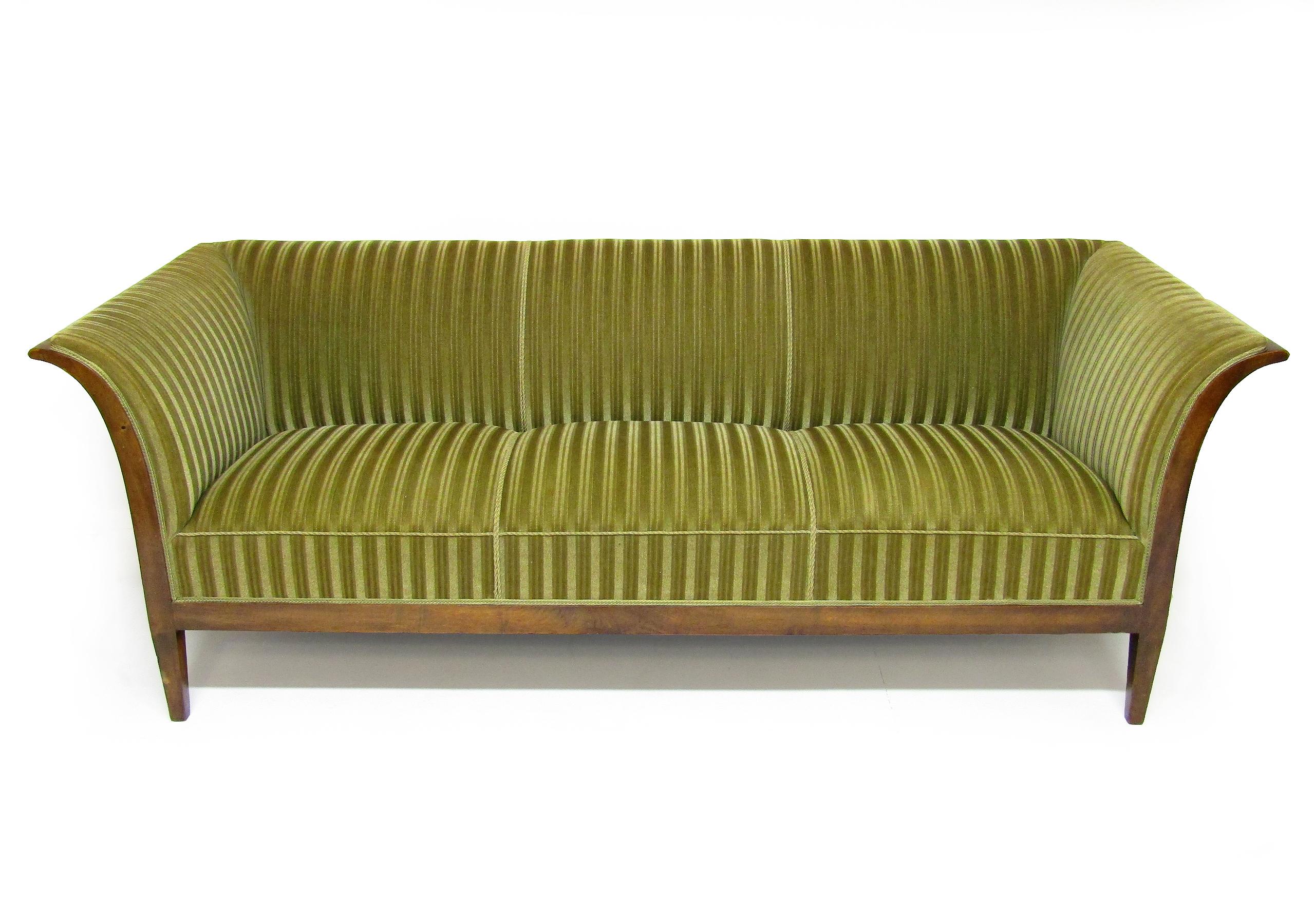 1930s Danish Art Deco 3-Seater Sofa By Frits Henningsen 1