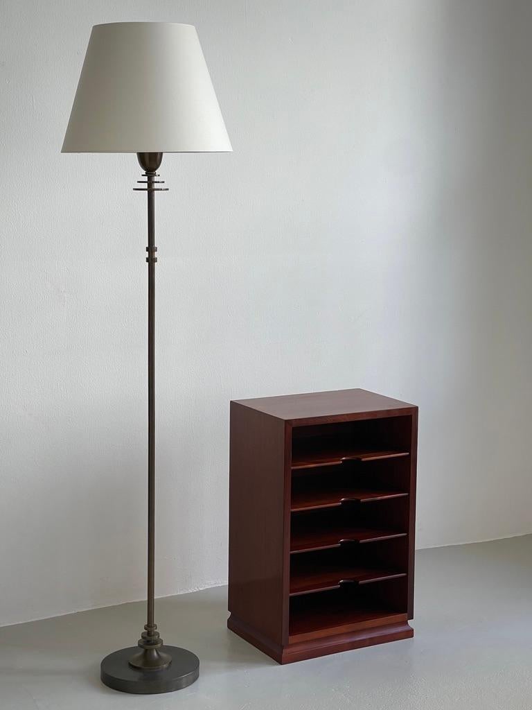 1930s Danish Cabinet Maker Magazine holder crafted in lacquered hardwood. For Sale 10