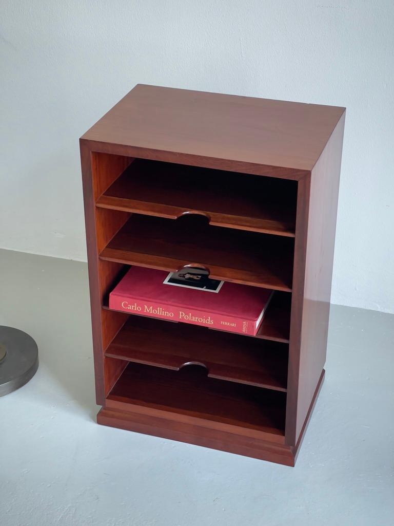 1930s Danish Cabinet Maker Magazine holder crafted in lacquered hardwood. For Sale 12