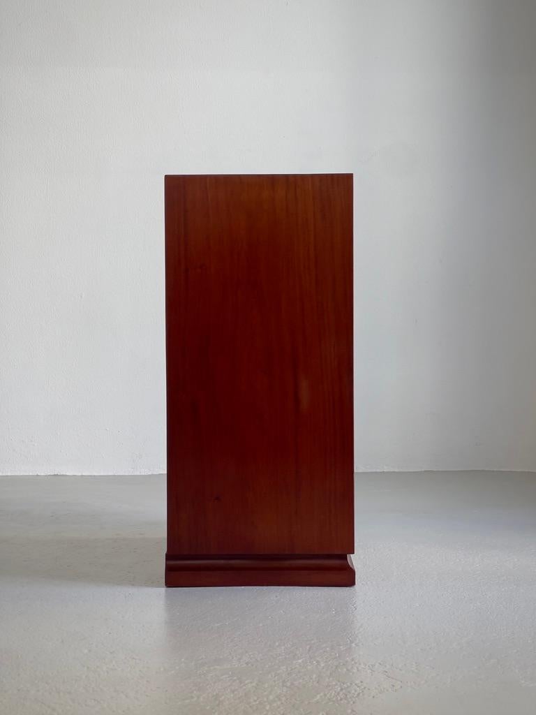 1930s Danish Cabinet Maker Magazine holder crafted in lacquered hardwood. For Sale 1