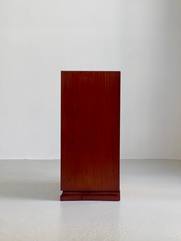 1930s Danish Cabinet Maker Magazine holder crafted in lacquered hardwood. For Sale 2