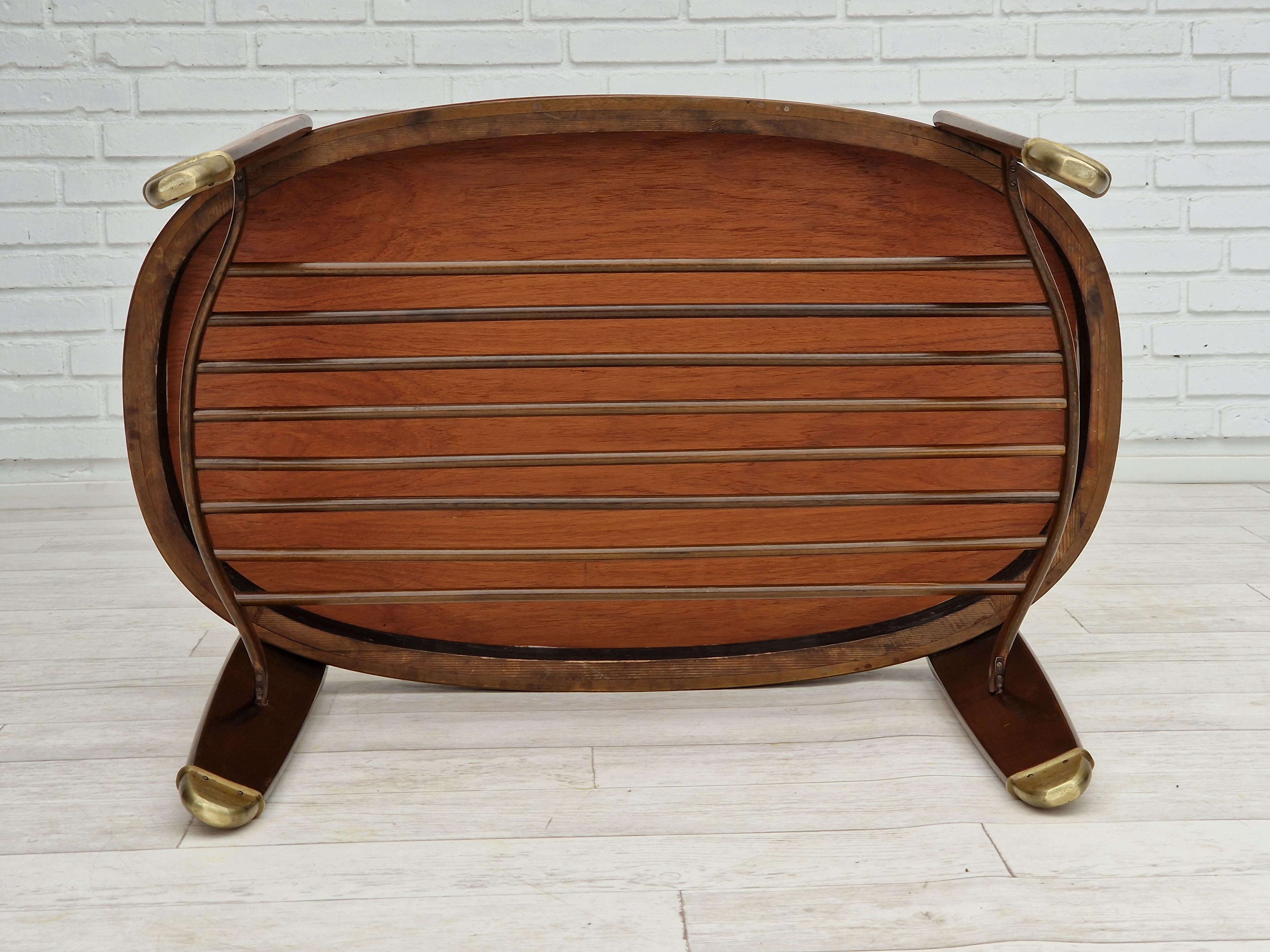 1930s, Danish Design by Edmund Jørgensen, Coffee Table, Original Condition For Sale 5