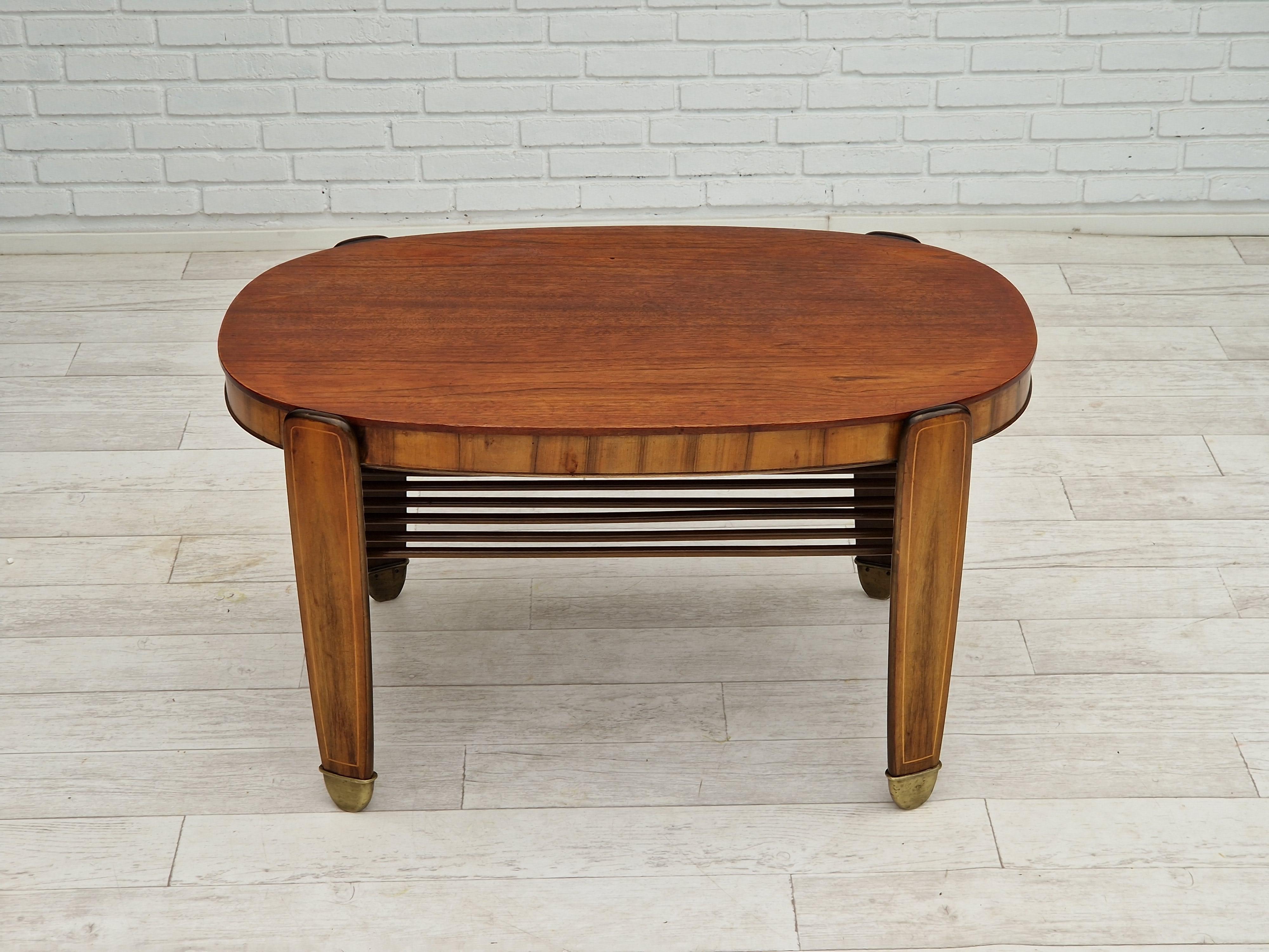 1930s, Danish Design by Edmund Jørgensen, Coffee Table, Original Condition In Good Condition For Sale In Tarm, 82