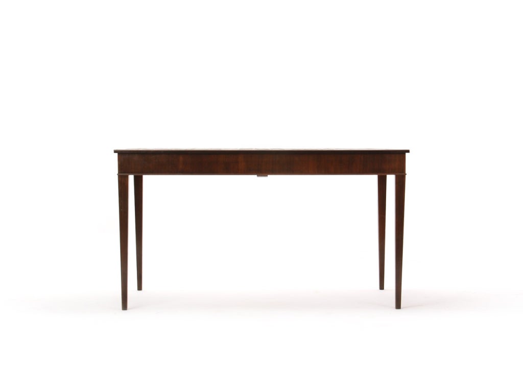 Mesa de comedor de palisandro y azulejos de Frits Henningsen Escandinavo moderno en venta