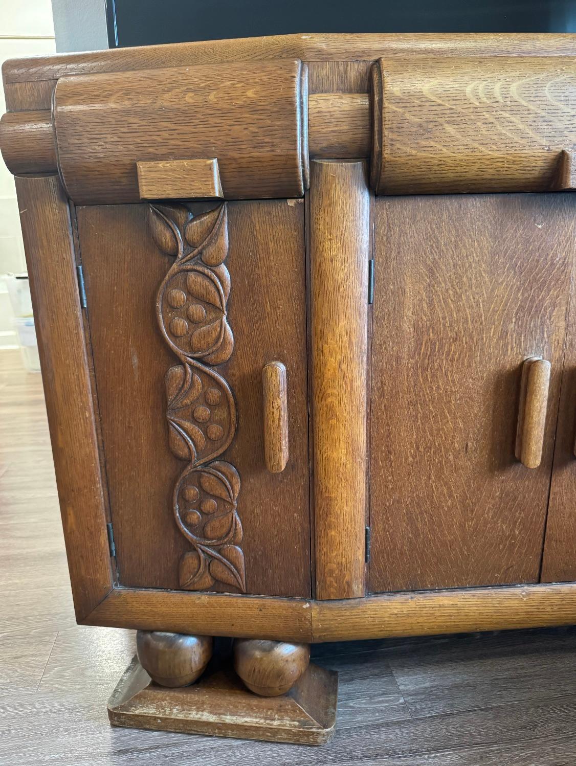 Oak 1930s Danish Sideboard For Sale