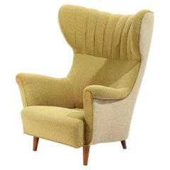 1930s Danish Wingback Chair