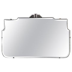 1930s Deco Beveled Mirror