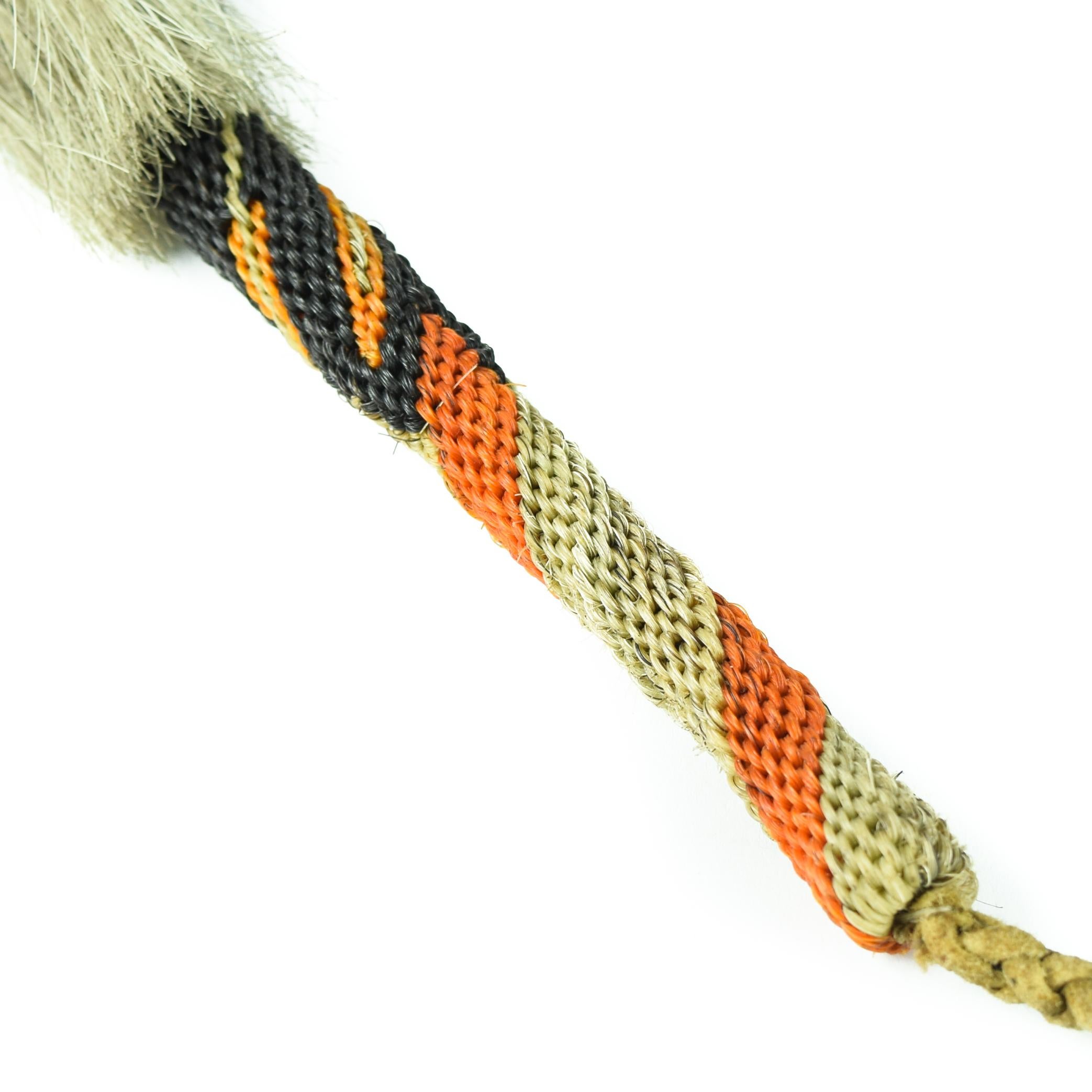 Hand-Crafted 1930s Deer Lodge Prison Horsehair Quirt For Sale