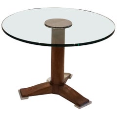 1930s Designer Coffee Table Designed by Jules Leleu