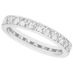 1930er Jahre Diamant und 18K Weißgold Verlobungsring für die Ewigkeit