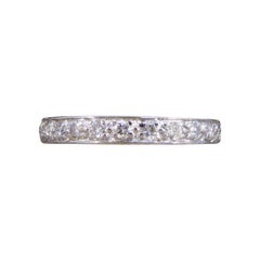 1930
s Diamond Half Eternity Ring in 18ct White Gold