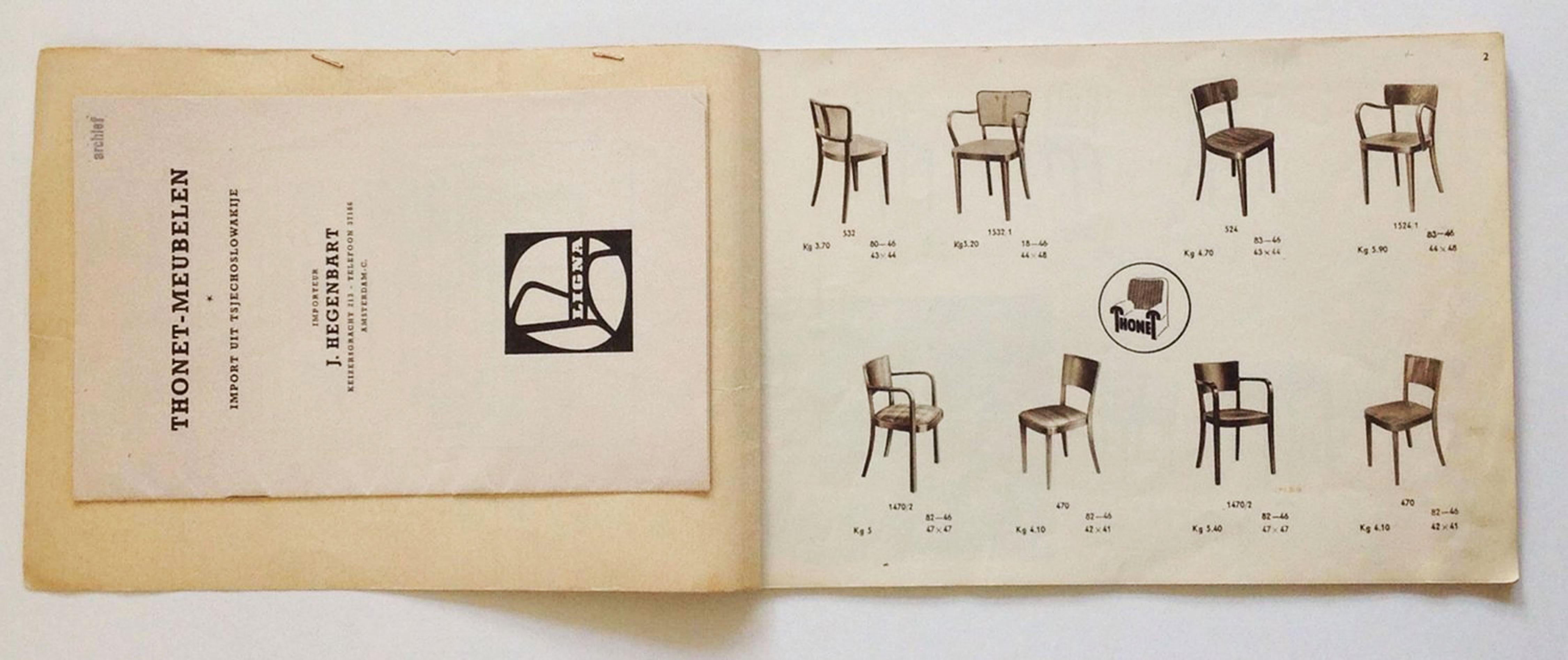 Silla de comedor de 1930 Modelo A 524 3/4 de Thonet en venta 10