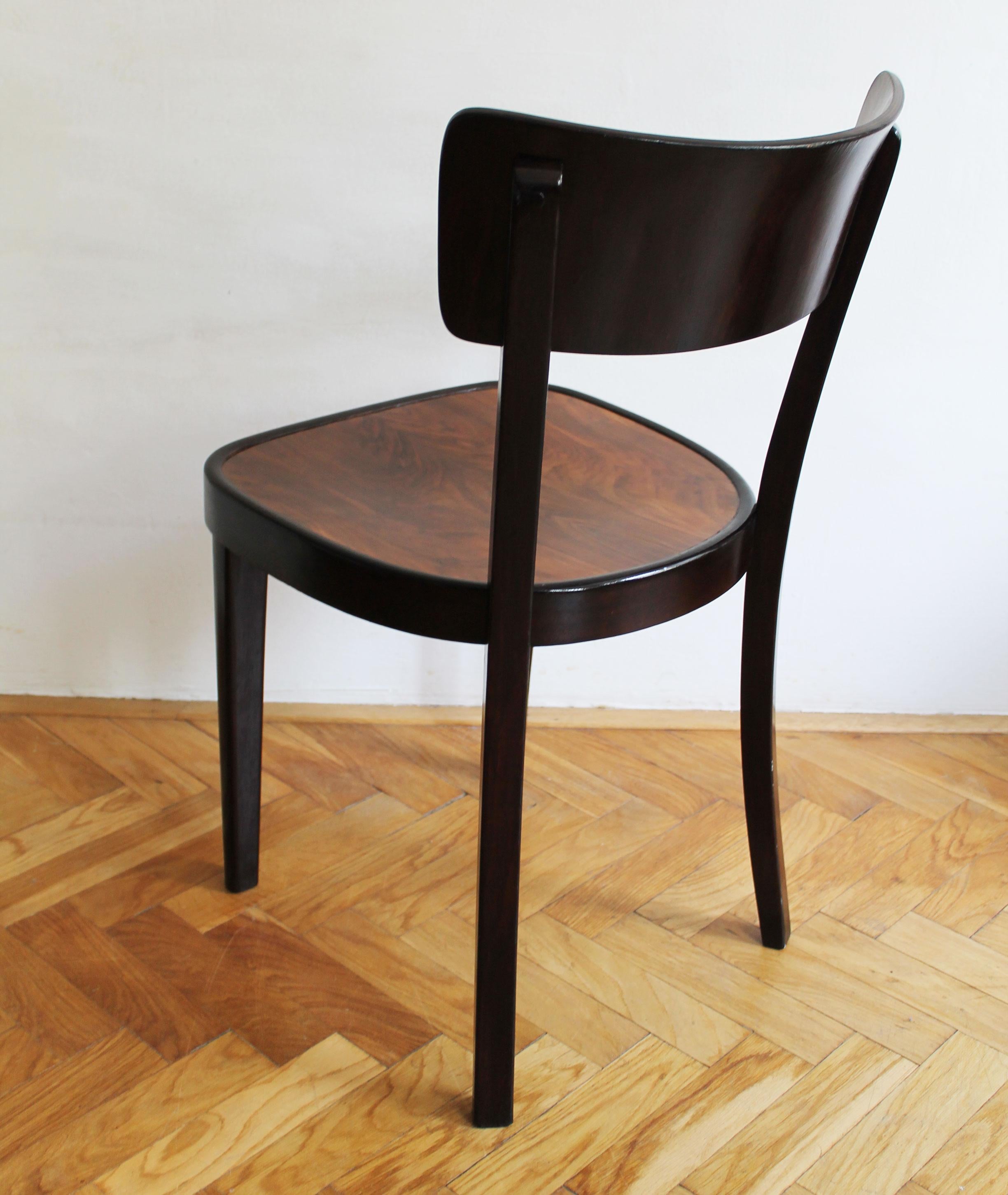Silla de comedor de 1930 Modelo A 524 3/4 de Thonet mediados del siglo XX en venta