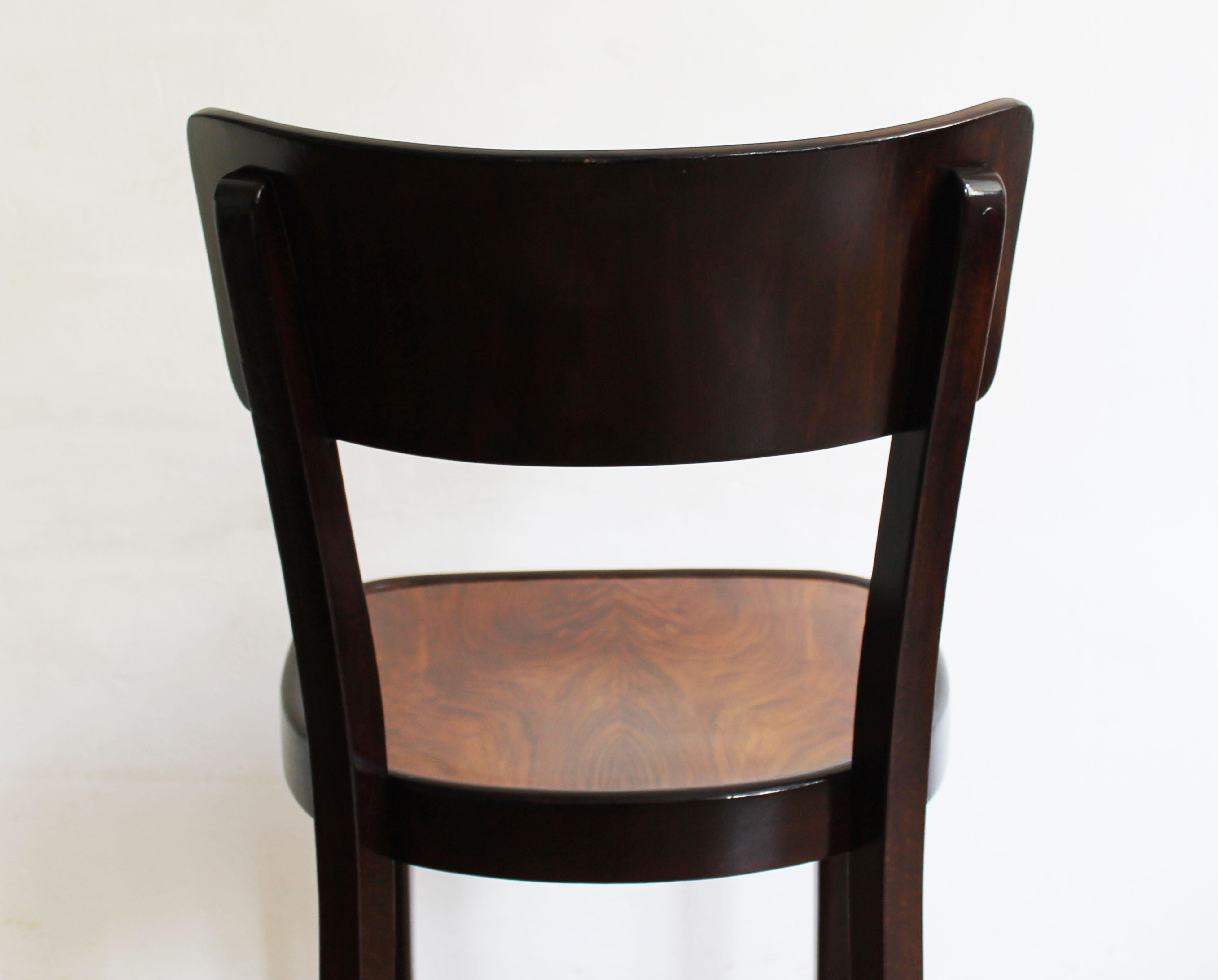 Silla de comedor de 1930 Modelo A 524 3/4 de Thonet en venta 1