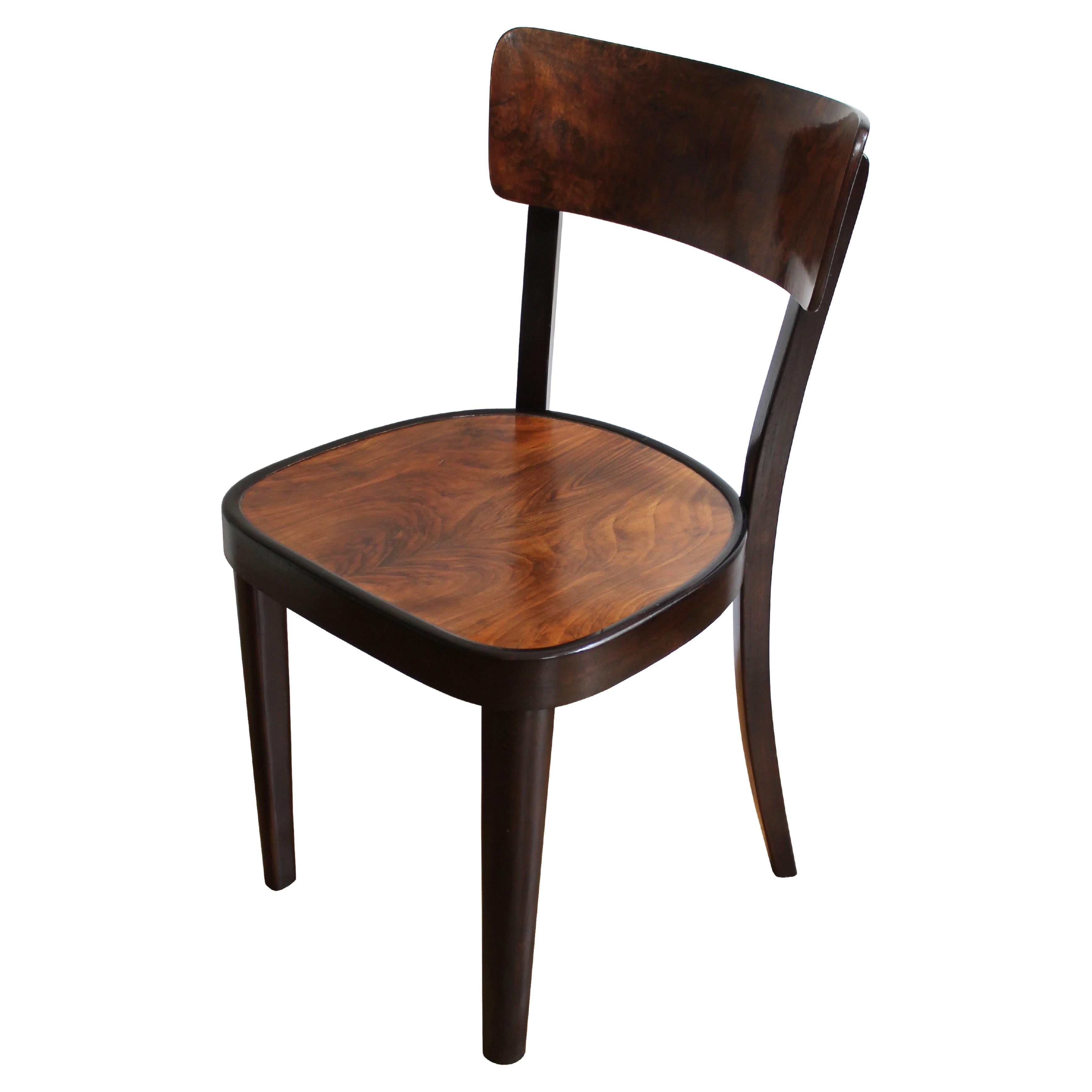 Silla de comedor de 1930 Modelo A 524 3/4 de Thonet en venta