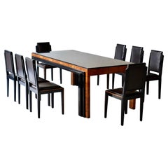 1930's Dining Table & Chairs By Gaetano Borsani for Atelier di Varedo