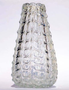 1930s Dino Martens by Aureliano Toso Art Deco Murano Glass Vase