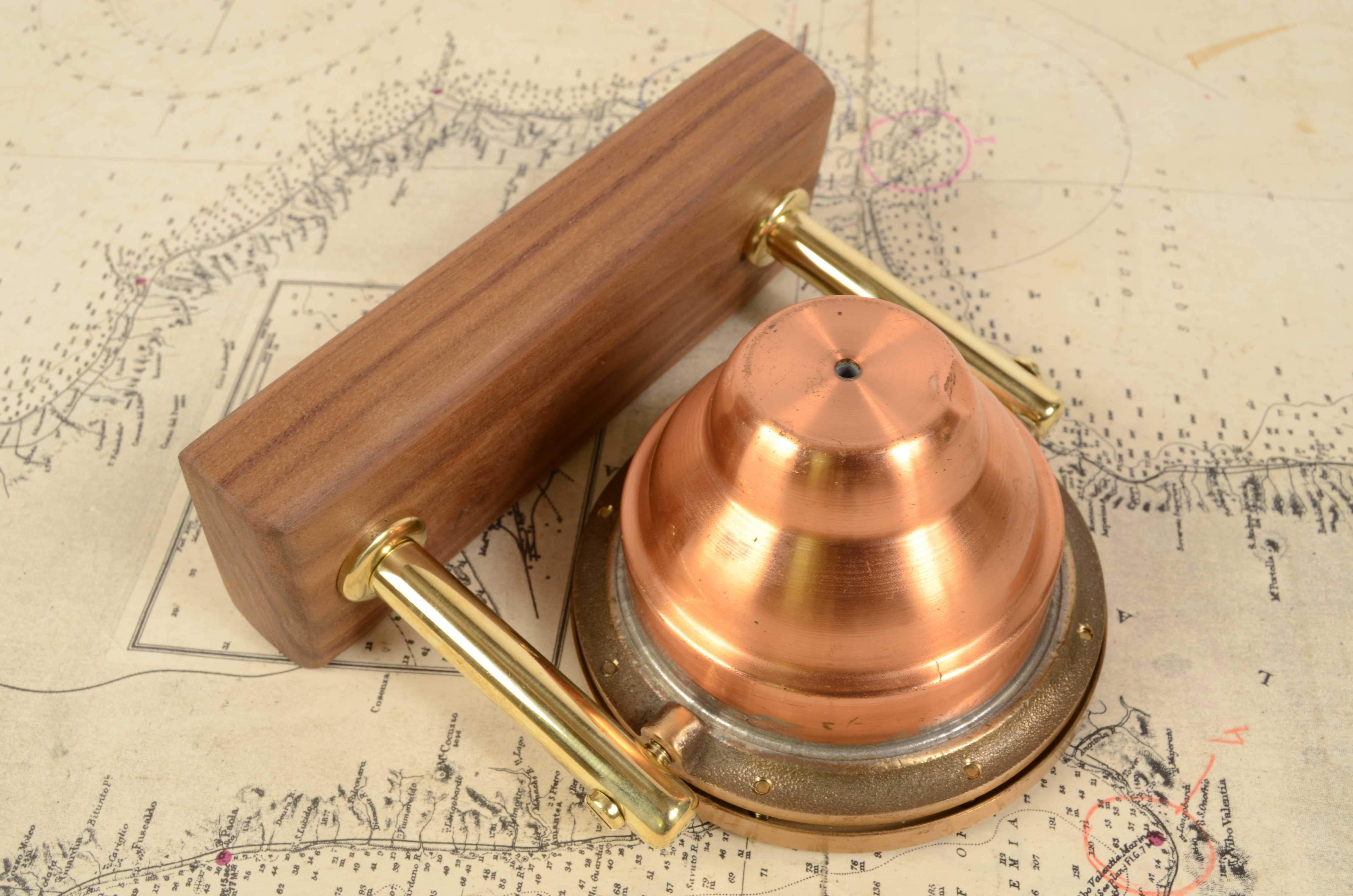 1930s Dirigo Seattle Brass Nautical Compass Antique Marine Navigation Instrument 3