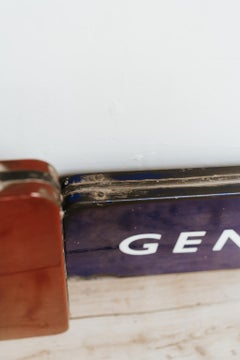 1930s Doublesided Enamel Railroad Signs