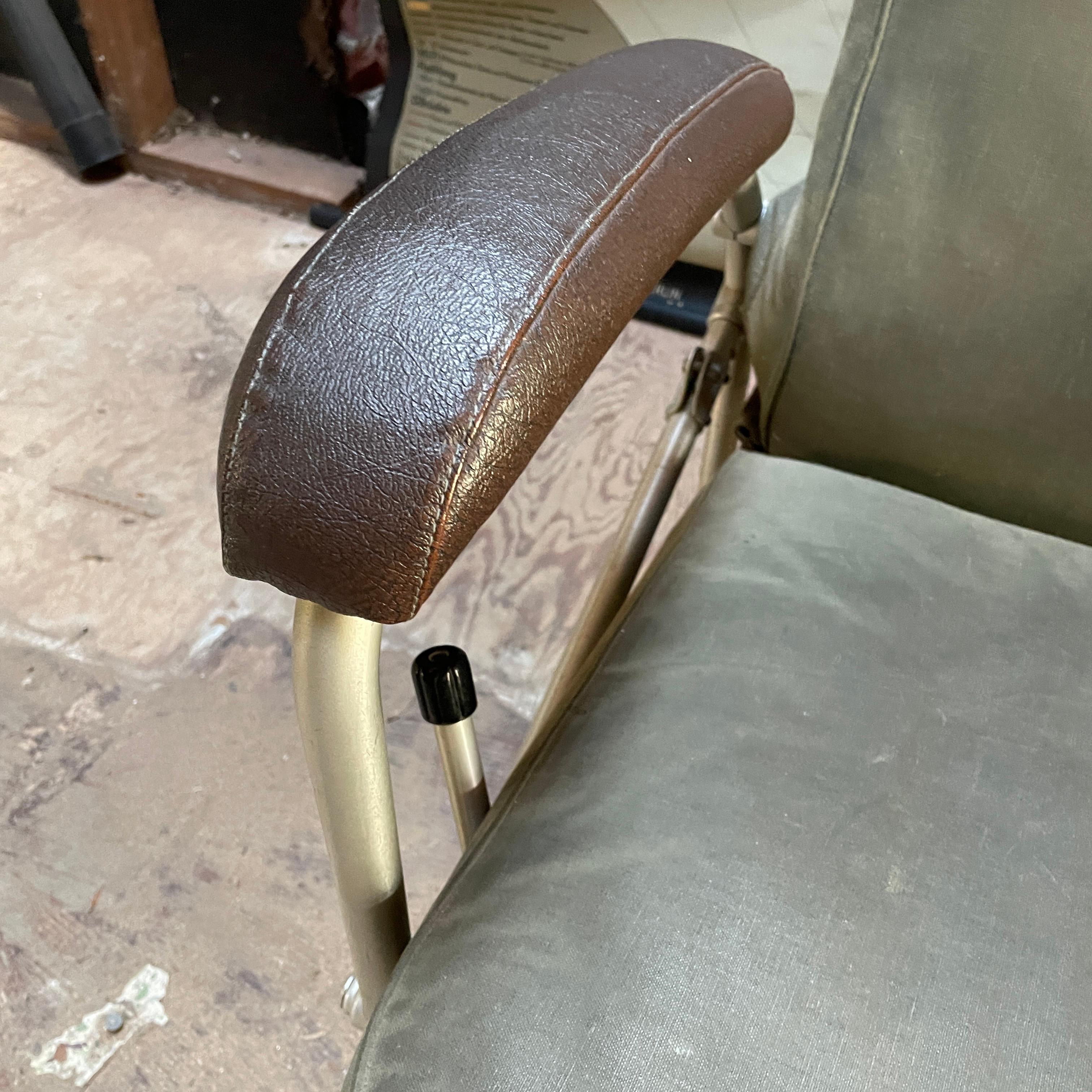 1930 Douglas DC-3 Asientos de pasajero Warren McArthur Corp Silla Settee de mediados de siglo en venta 1