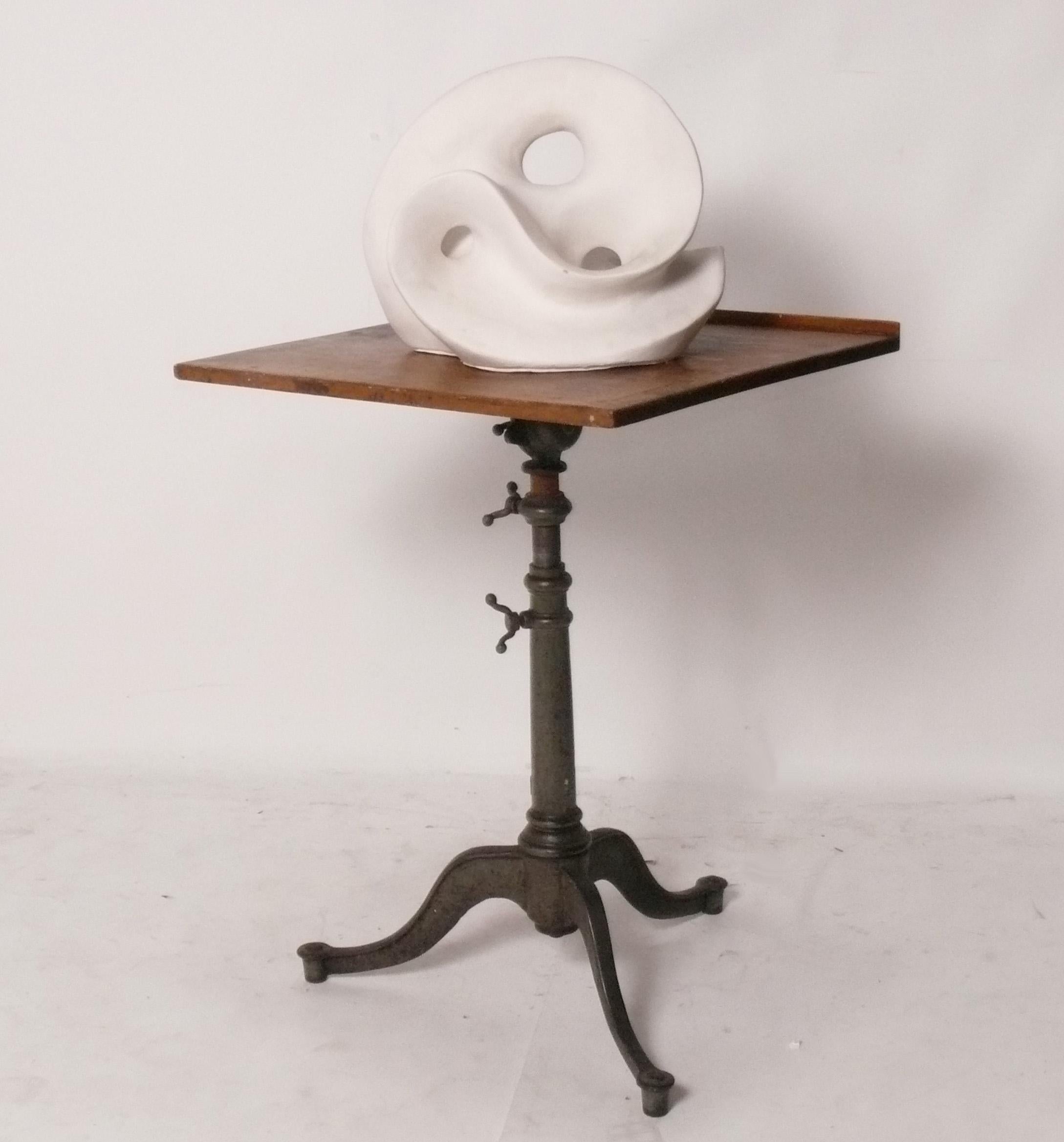 American 1930s Drafting Table Sculpture Stand or Easel Vintage Industrial Keuffel Esser For Sale