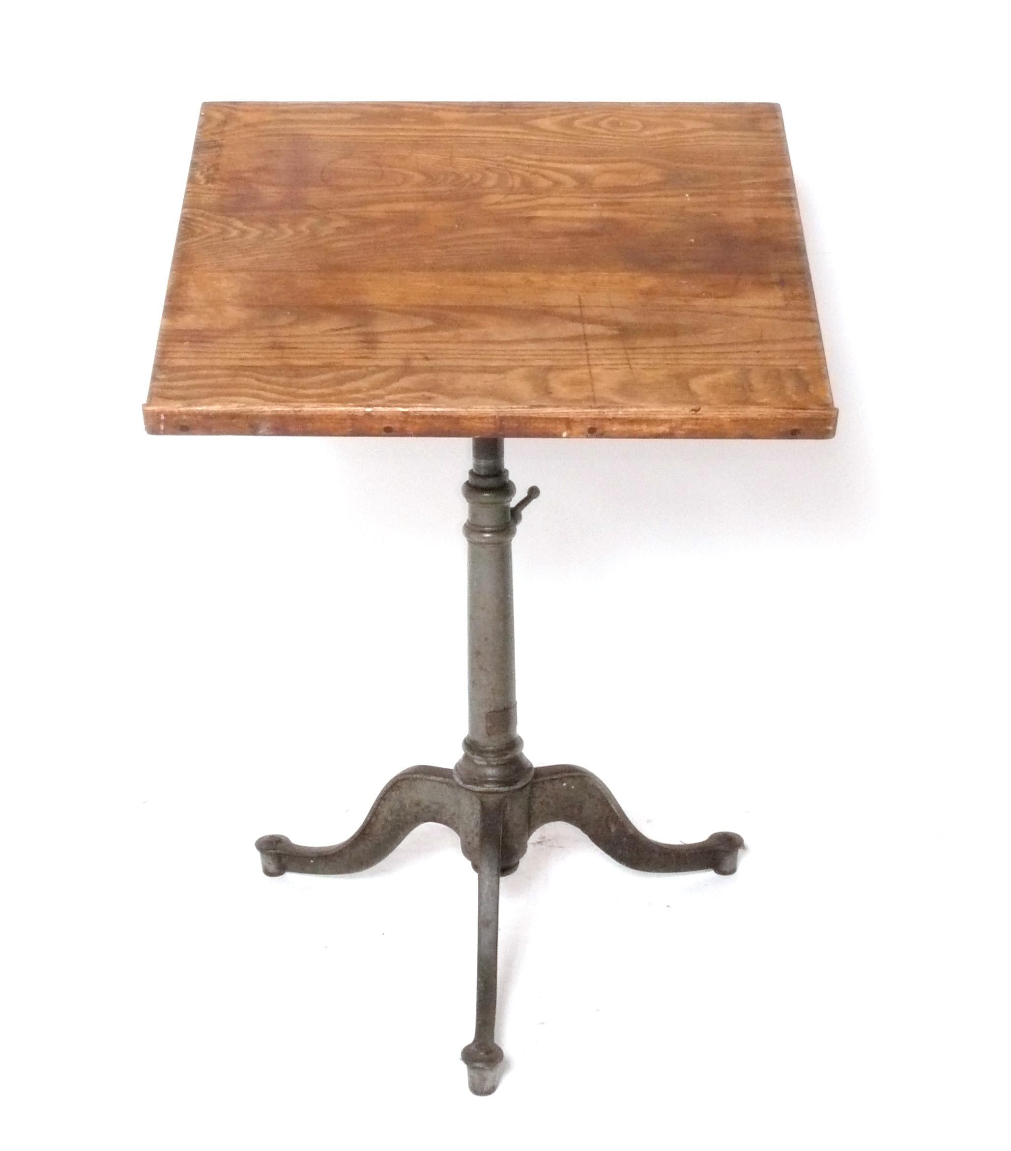 Mid-20th Century 1930s Drafting Table Sculpture Stand or Easel Vintage Industrial Keuffel Esser For Sale