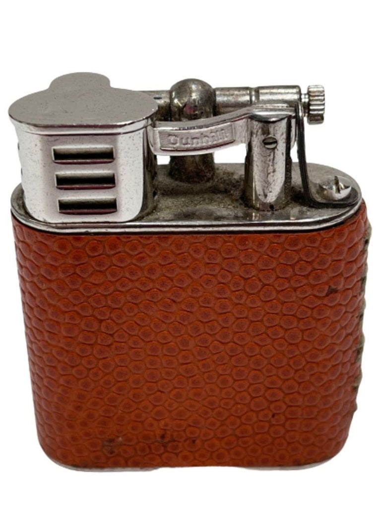 Vintage Dunhill Lift Arm Petrol Lighter - Silver Circa 1920-40s Pat. No. 288806 Australia