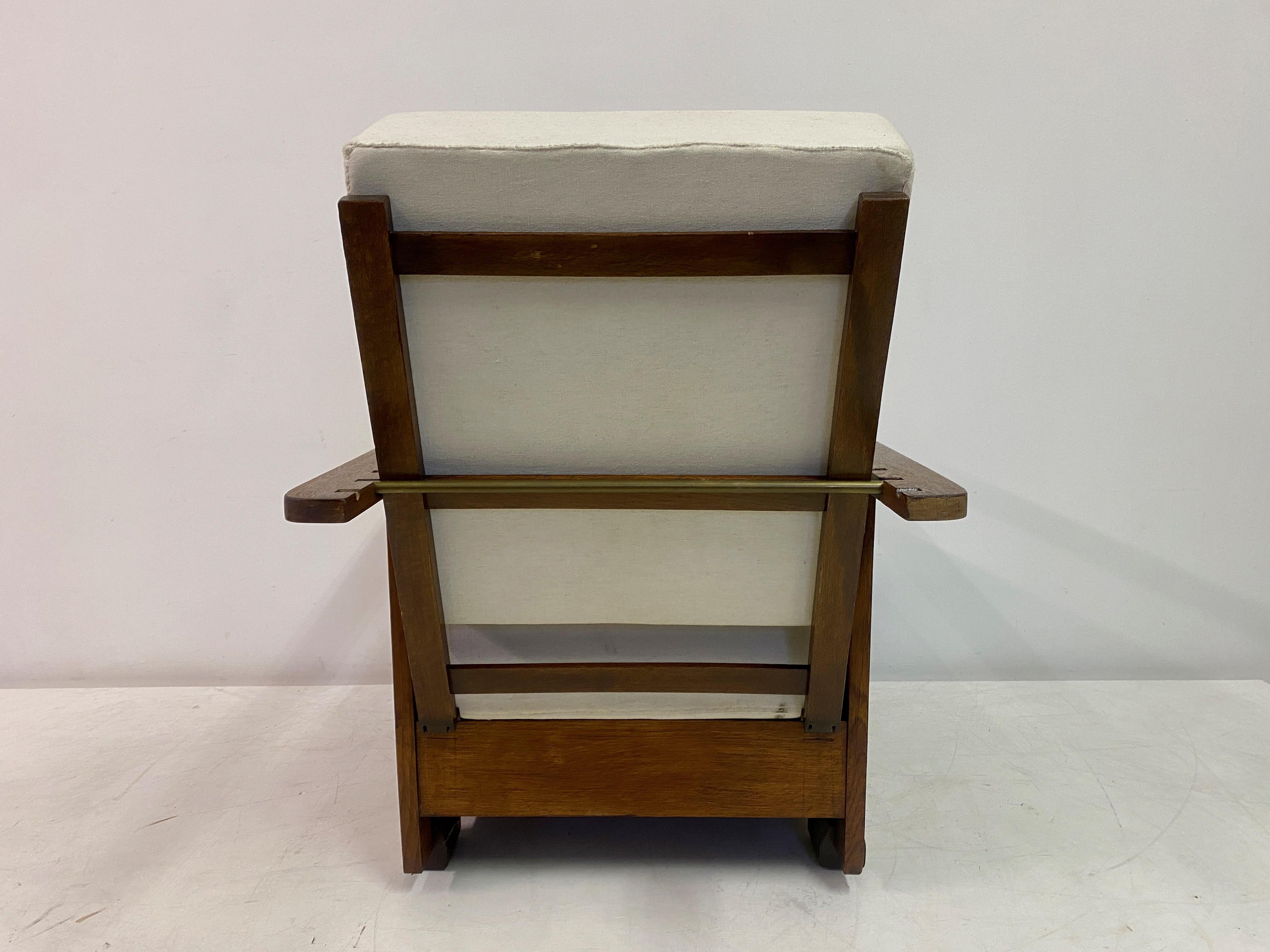 1930S Dutch Amsterdam School Armchair For Sale 8