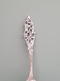 1930s Dutch Solid Silver Sugar Spoon, Dated 1937