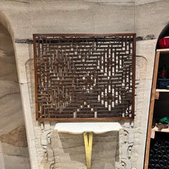 1930s Early Chinese Wood Screen Asian Wall Art