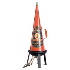 1930s Early Conical Fire Extinguisher by Minimax