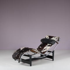1930s Early “LC4” Chaise Longue by Le Corbusier, Pierre Jeanneret, and Charlotte