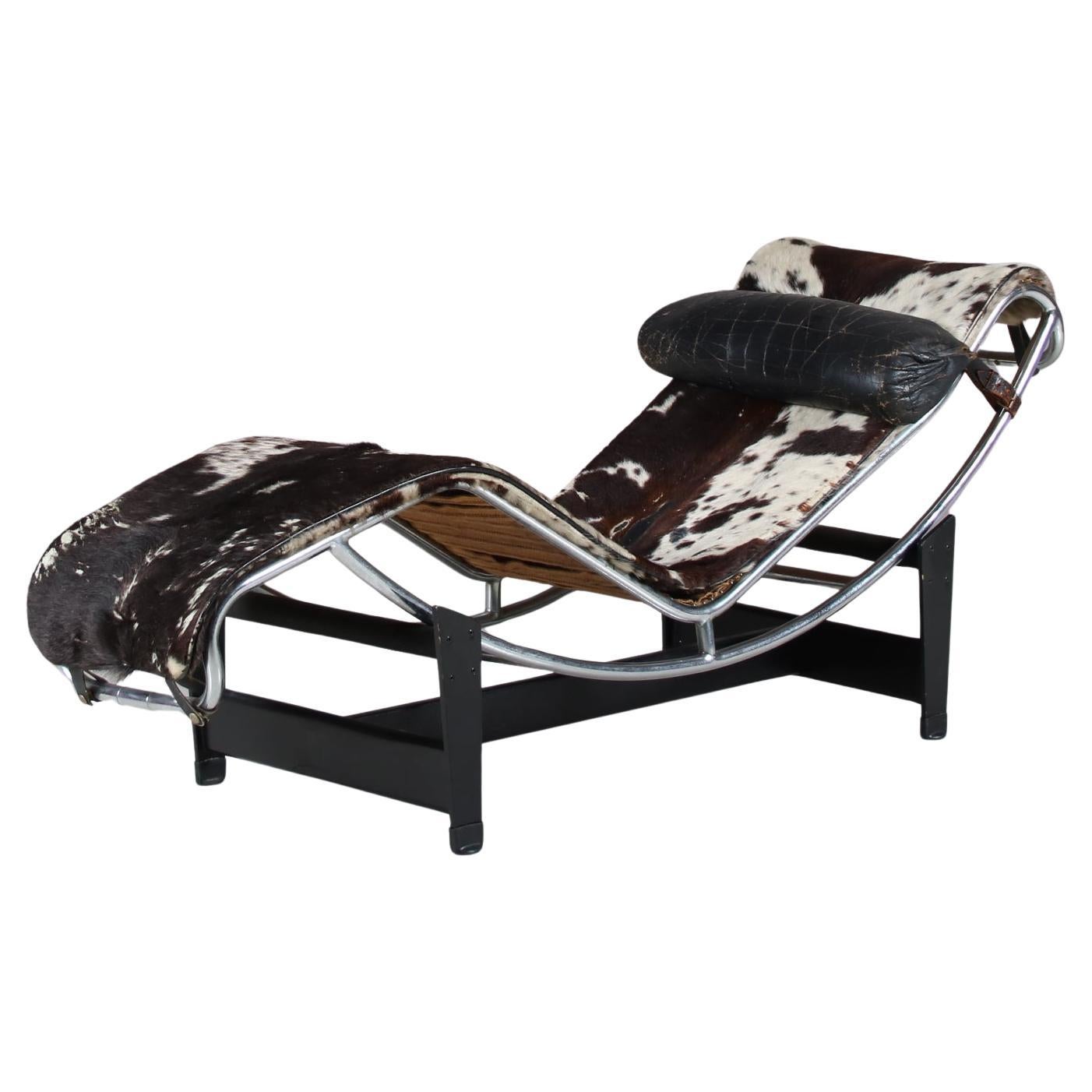 Chaise longue "LC4" des années 1930 par Le Corbusier, Pierre Jeanneret et Charlotte en vente