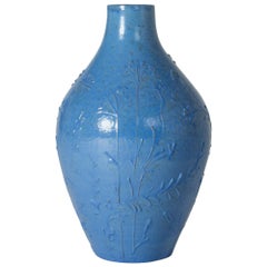 1930s Earthenware Floor Vase from Nittsjö