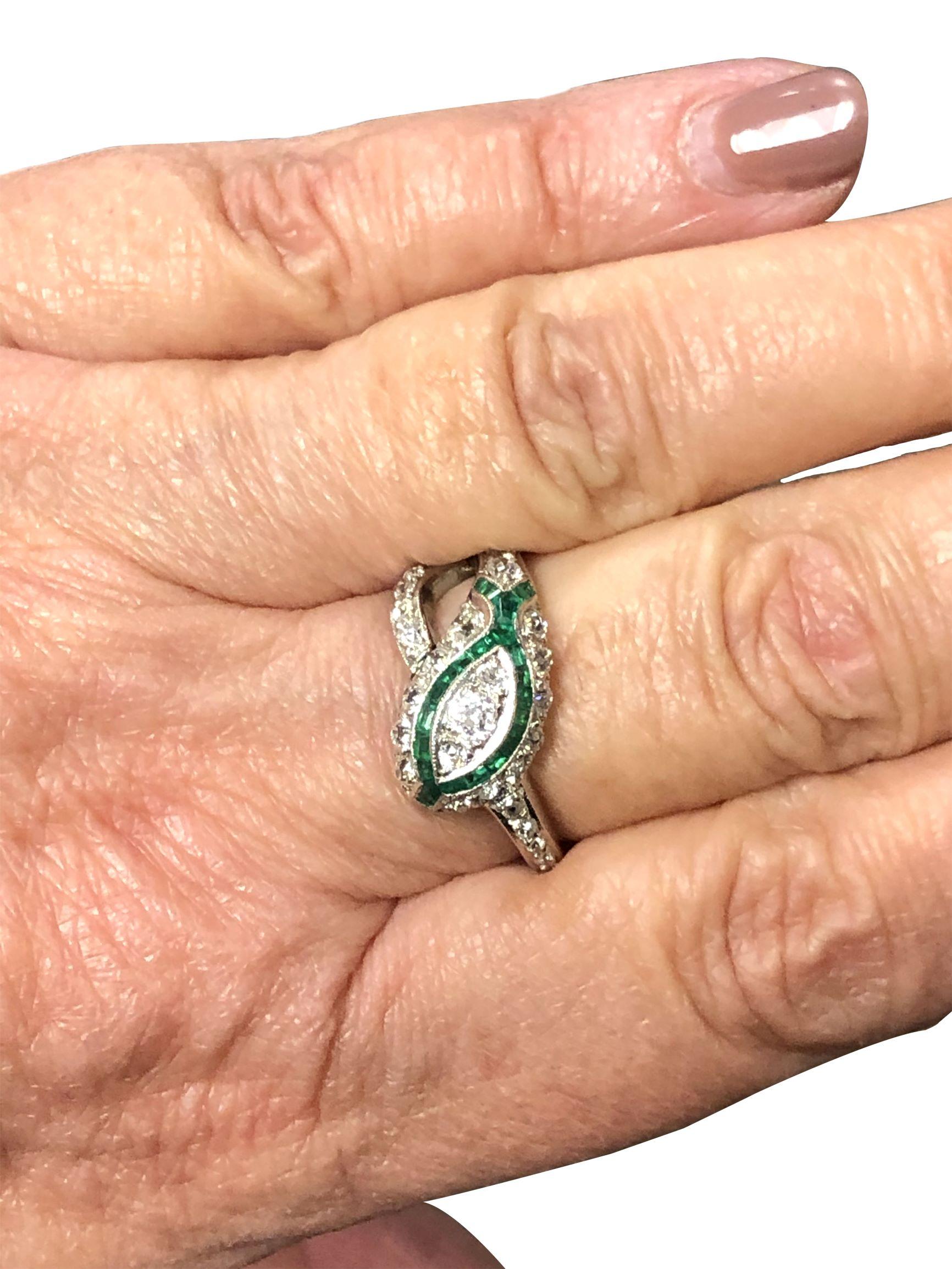 snake emerald ring