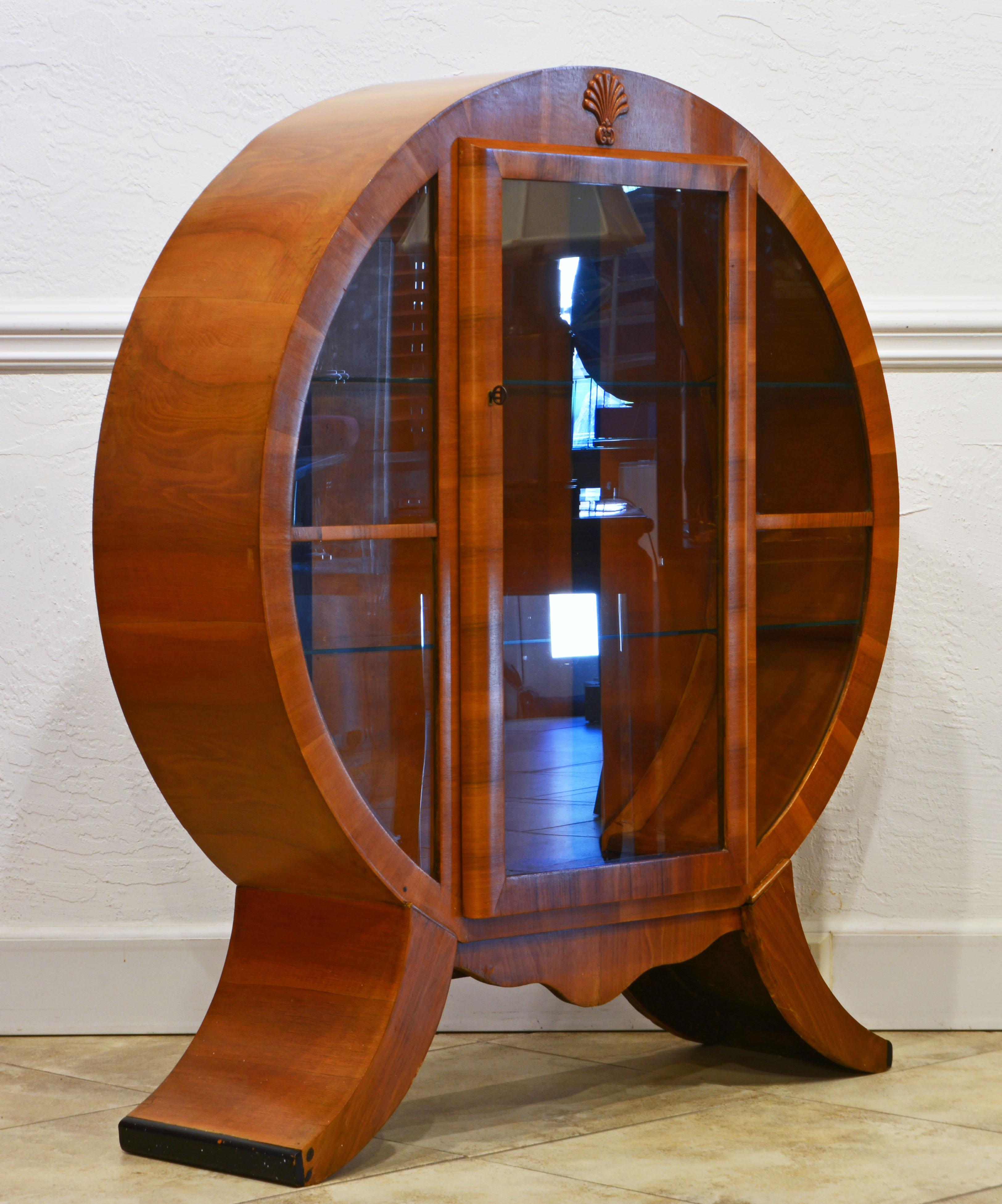 art deco display cabinet for sale